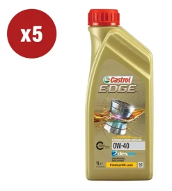 5 pezzi olio edge 0w-40 1l>Castrol Best