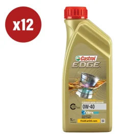12 pezzi olio edge 0w-40 1l>Castrol Hot