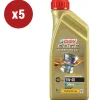 5 pezzi olio edge td 5w-40 q3 titanium 1l>Castrol New