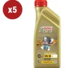 5 pezzi olio edge 5w-30 ll titanium 1l>Castrol New