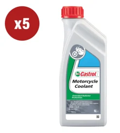 5 pezzifluido motorcycle coolant 1lt>Castrol Online