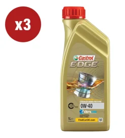 3 pezziolio edge 0w-40 1l>Castrol Outlet