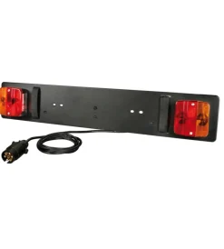 Barra ripetitrice segnaletica posteriore per targa auto 12/24 v>Lampa Best