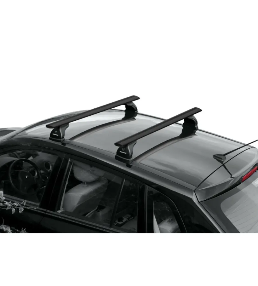 Barre portatutto "evos silenzio black" in alluminio s 108 cm - n15079>Nordrive Online