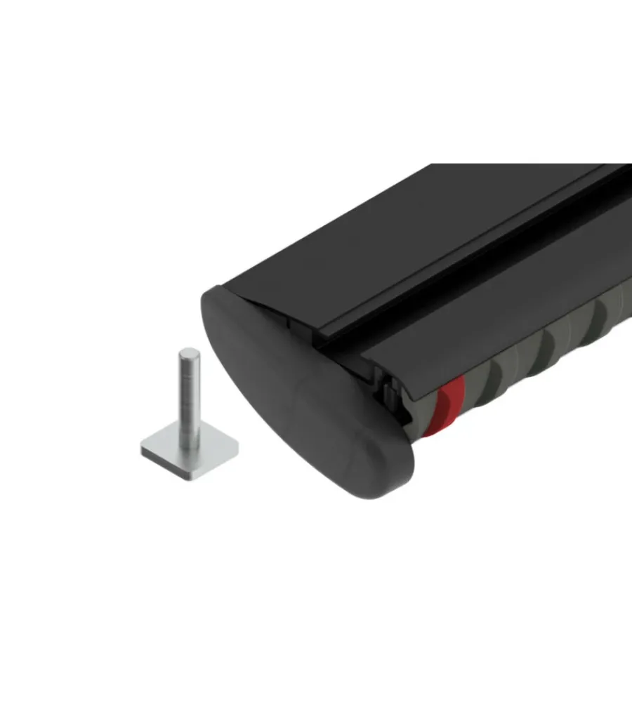 Barre portatutto "evos silenzio black" in alluminio s 108 cm - n15079>Nordrive Online