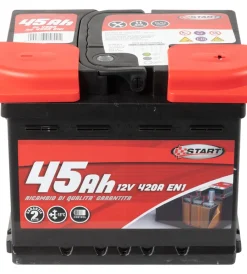 Batteria auto 45ah 12v 420a polo positivo destro cassetta l1></noscript> Clearance