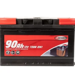 Batteria auto 90ah 12v 720a polo positivo destro cassetta l4><noscript><img width=