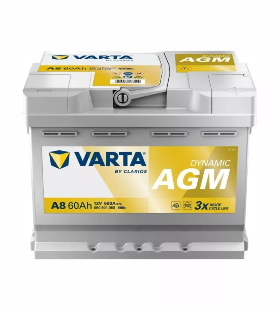 Batteria di avviamento auto varta "a8" 12v 60ah> Best