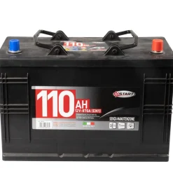 Batteria per autocarro e trattori 110ah 12v 750a polo positivo destro>