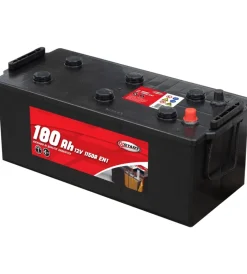 Batteria per autocarro e trattori 180ah 12v 1000a polo positivo sinistro> Sale