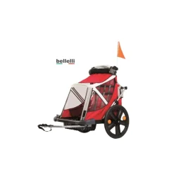 Bellelli carrello passeggino b-travel cabrio colore rosso>