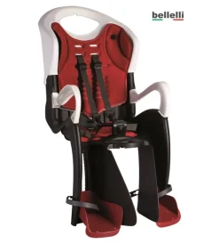 Bellelli seggiolino bici tiger relax sahara bianco rosso> New