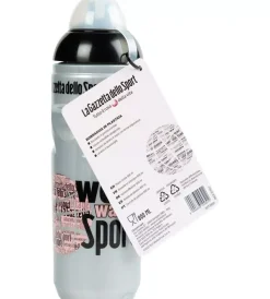 Borraccia per bicicletta gazzetta dello sport grigio perlato in plastica, 800 ml><noscript><img width=