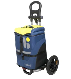 Borsa per bici bellelli "b-tourist" blu/giallo, portata massima 25 kg> Clearance
