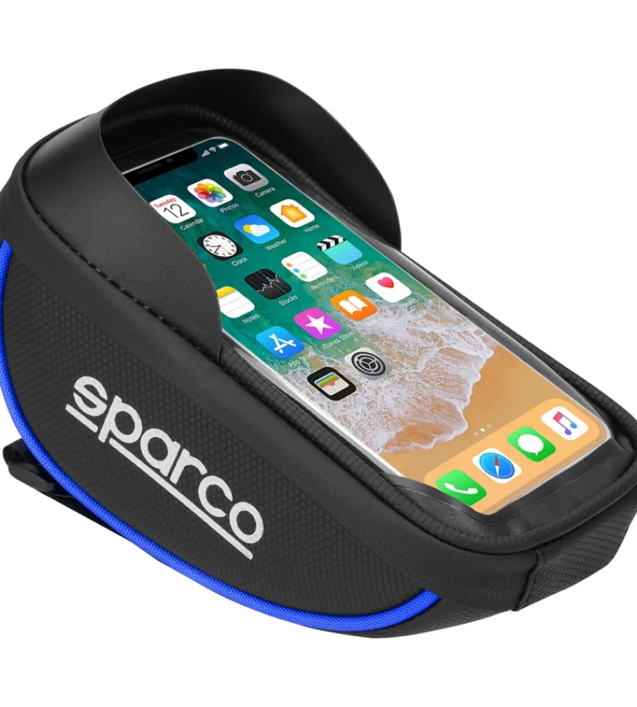 Borsa porta cellulare per bici in microfibra, 19x11x5,5 cm>Sparco Best