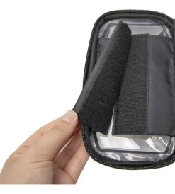 Borsa porta cellulare per bici in microfibra, 19x11x5,5 cm><noscript><img width=