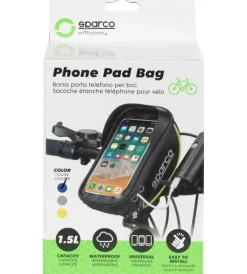 Borsa porta cellulare per bici in microfibra, 19x11x5,5 cm><noscript><img width=
