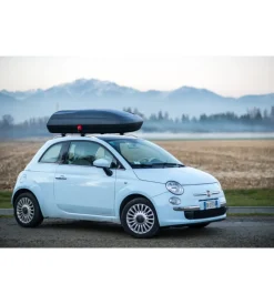 Box tetto auto da 320 litri "ba320" in polipropilene finitura carbonio 1320x778x345 cm>ArtPlast Best