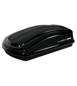 Box tetto per auto 330 litri  in abs nero lucido - n60002>Nordrive