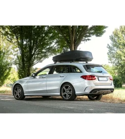 Box tetto per auto 400 litri in abs nero goffrato - n60040><noscript><img width=