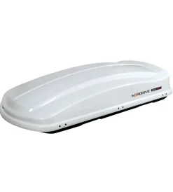 Box tetto per auto 530 litri  in abs bianco lucido - n60023>Nordrive Best