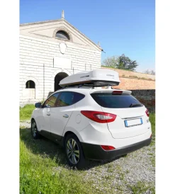 Box tetto per auto 530 litri  in abs argento lucido - n60021><noscript><img width=