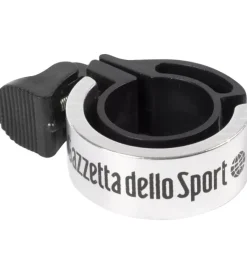 Campanello per bicicletta gazzetta dello sport silver, diametro 22,2 cm> Clearance