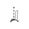 Carrello porta cerchi e pneumatici con supporto ad asta, portata massima 100 kg - 15957>Lampa Discount