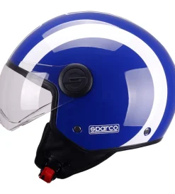 Casco moto sp601 blu/bianco tg.l>Sparco