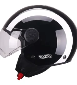 Casco moto sp601 nero/bianco tg.s>Sparco Online