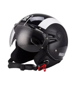 Casco moto "sp501" nero/bianco, tg l>Sparco Best