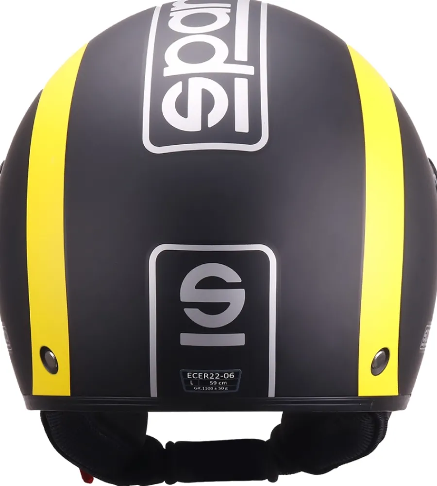 Casco moto sp601 nero/giallo tg.l>Sparco Online