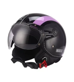 Casco moto "sp501" nero/viola, tg m>Sparco Clearance
