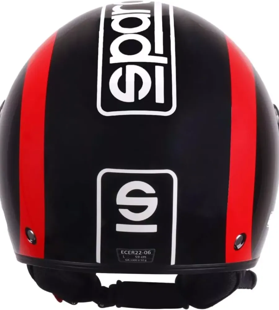 Casco moto sp601 nero/rosso tg.l>Sparco Clearance