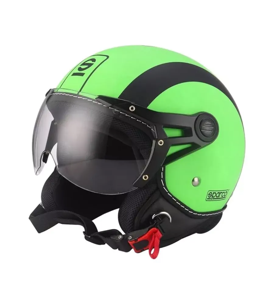 Casco moto "sp501" verde fluo, tg xl>Sparco Sale