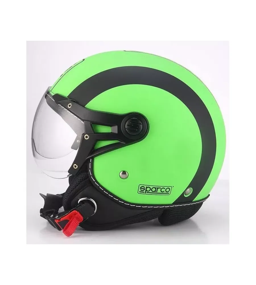 Casco moto "sp501" verde fluo, tg xl>Sparco Sale