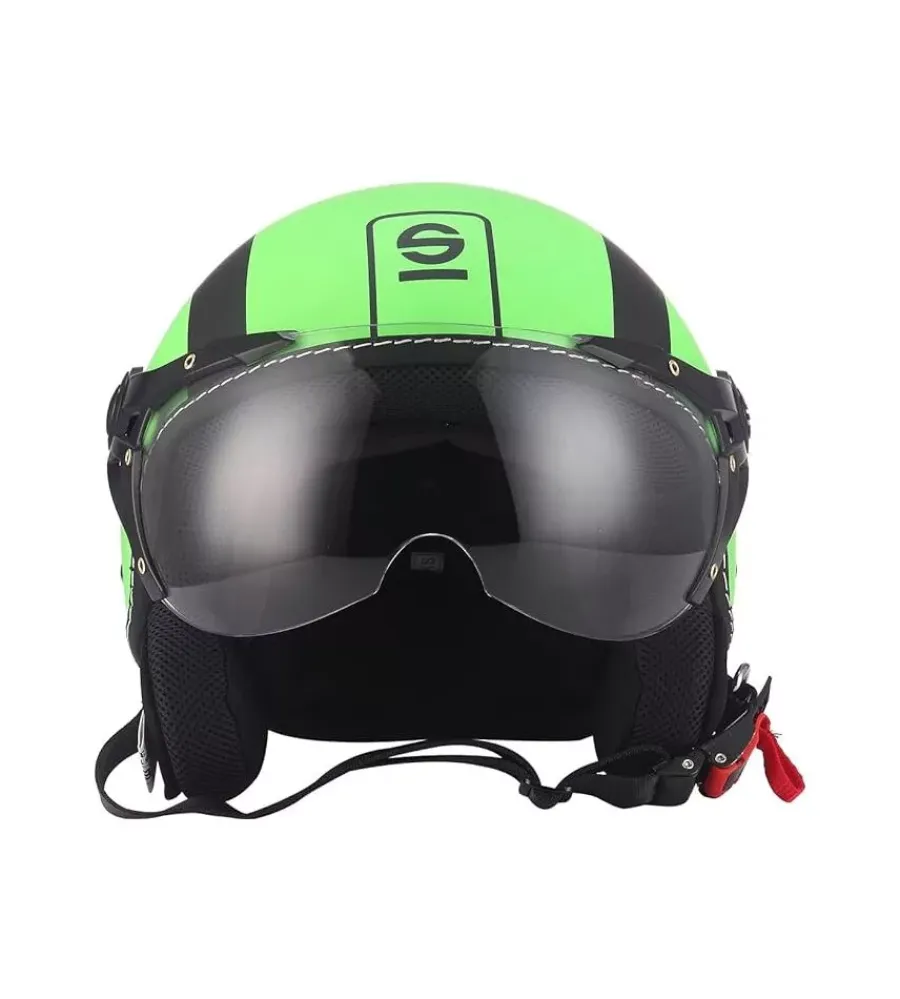 Casco moto "sp501" verde fluo, tg xl>Sparco Sale