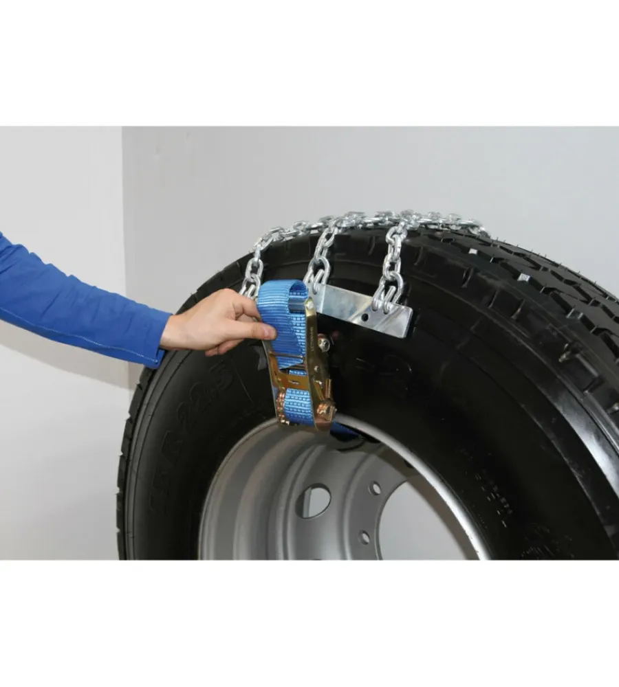 Catene a settori-cingoli per camion snowdrive "serie europa-pro - 3e" 3 pezzi - 16216>Lampa