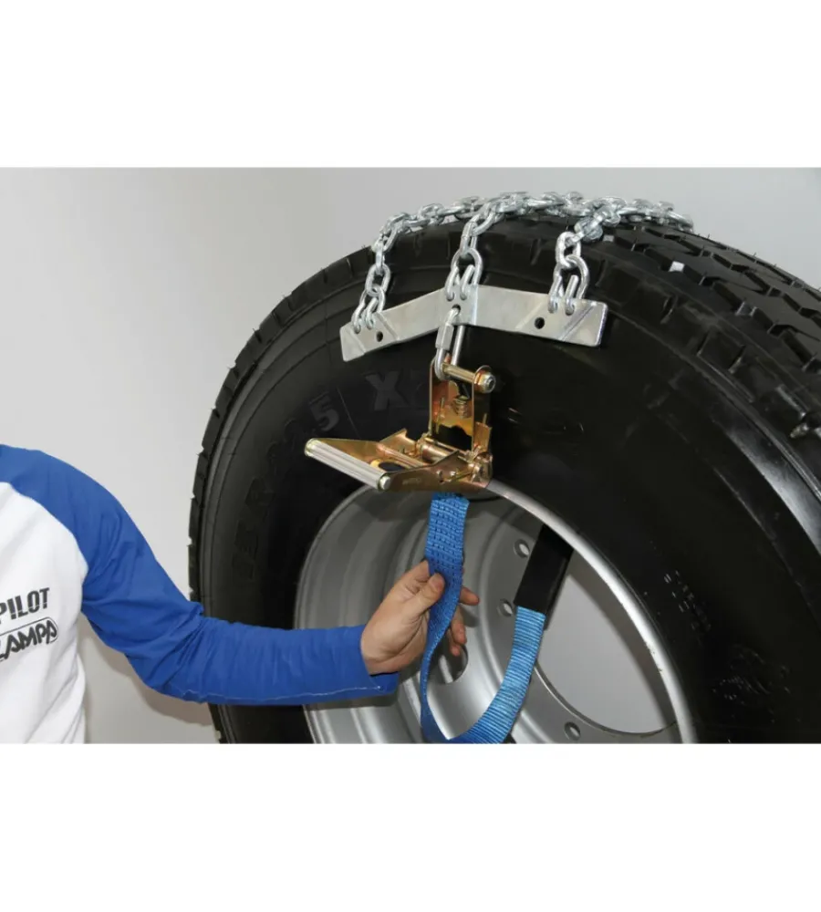 Catene a settori-cingoli per camion snowdrive "serie europa-pro - 3e" 3 pezzi - 16216>Lampa