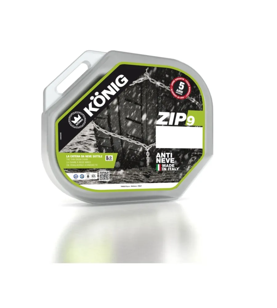 Catene da neve made in italy per auto "zip 9" codice misura 100 - .>Konig Discount