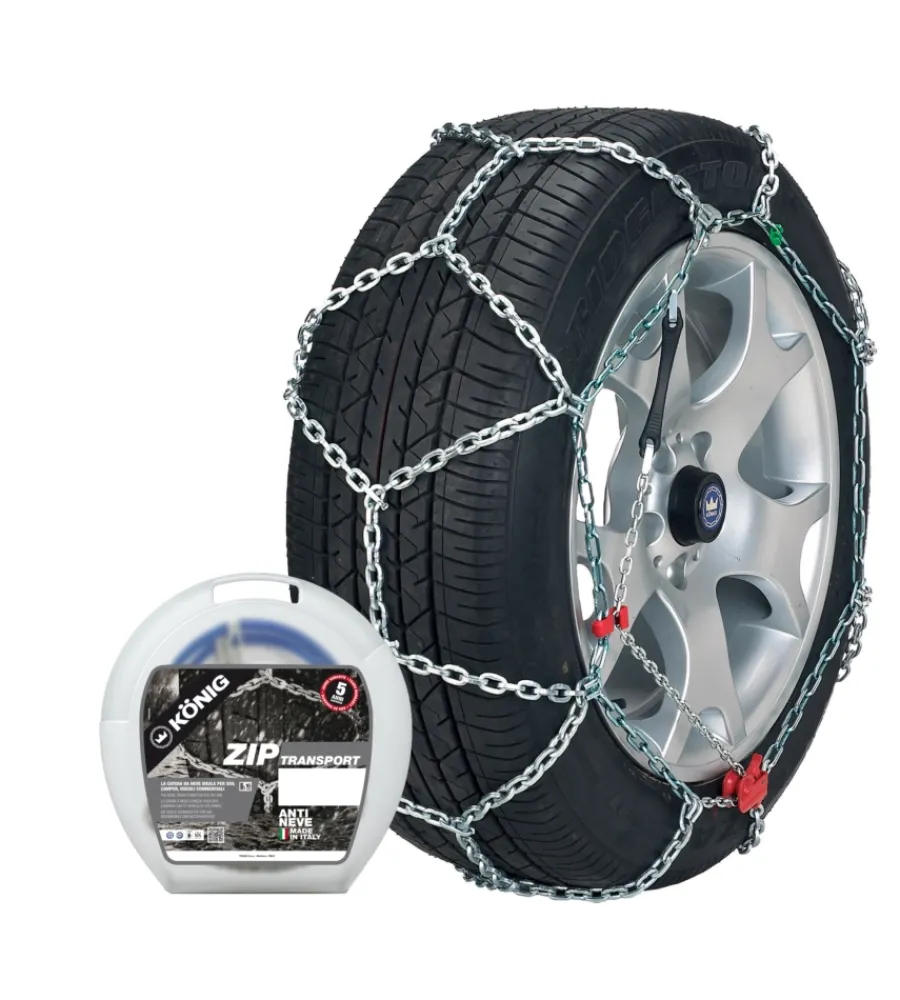 Catene da neve made in italy per suv "zip transport" codice misura 265 - .>Konig New