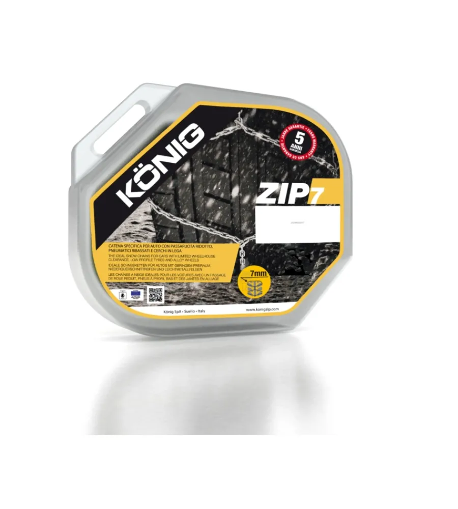 Catene zip 7, gr 104 ->Konig Hot