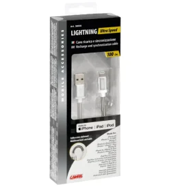 Cavo usb lightning - 100 cm - bianco  38930>Lampa Online