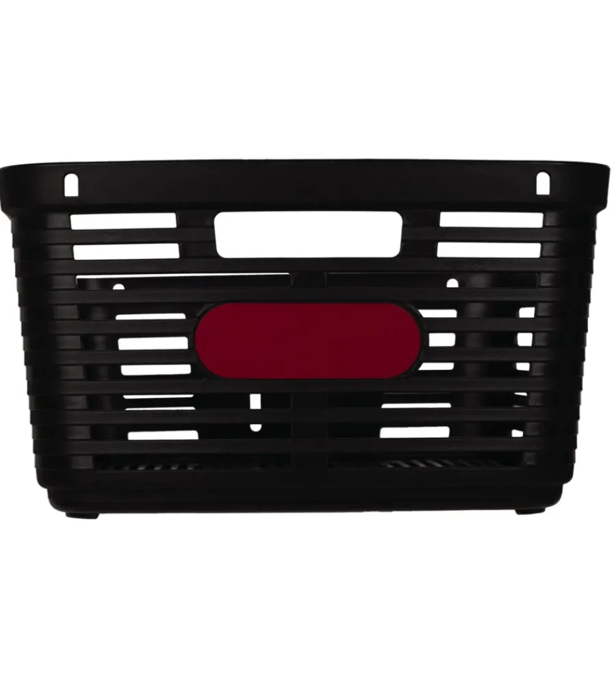 Cestino posteriore per bicicletta bellelli "zigzag" nero, 38x33x19 cm> Clearance