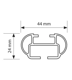 Coppia barre portatutto kuma in alluminio - xl - 137 cm n15006>Nordrive Hot
