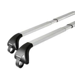 Coppia barre portatutto snap-fit alu telescopiche in alluminio - mis. 2 - 100÷136 cm  n15013>Nordrive Online