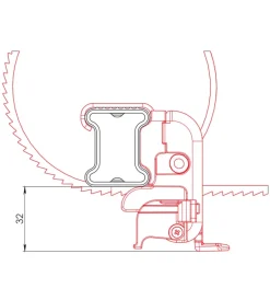 Coppia cinghie u-5 fermascala  n11065><noscript><img width=