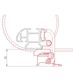 Coppia cinghie u-5 fermascala  n11065><noscript><img width=
