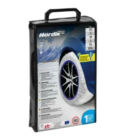 Coppia di calze da neve per auto nordik 