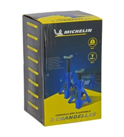 Coppia di cavalletti treppiedi a cremagliera , 2 tonnellate>Michelin New